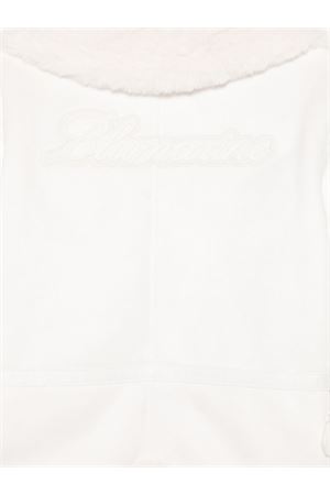 Giacca in pelliccia sintetica bianco MISS BLUMARINE KIDS | IF4042E074310602